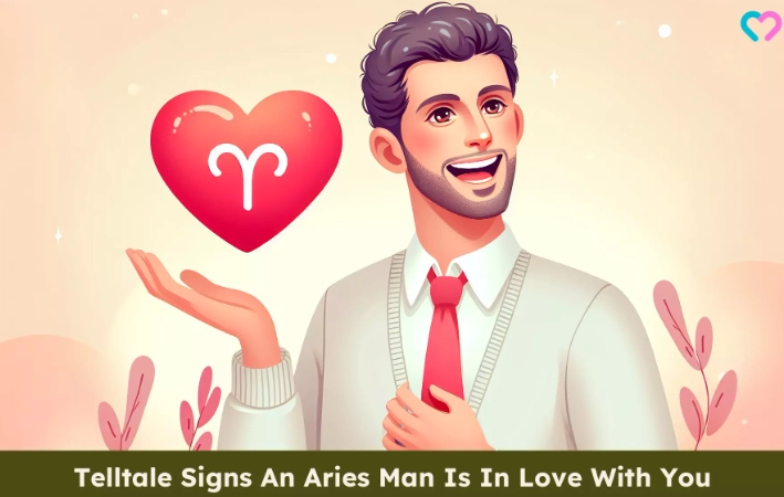 Aries man love signs
